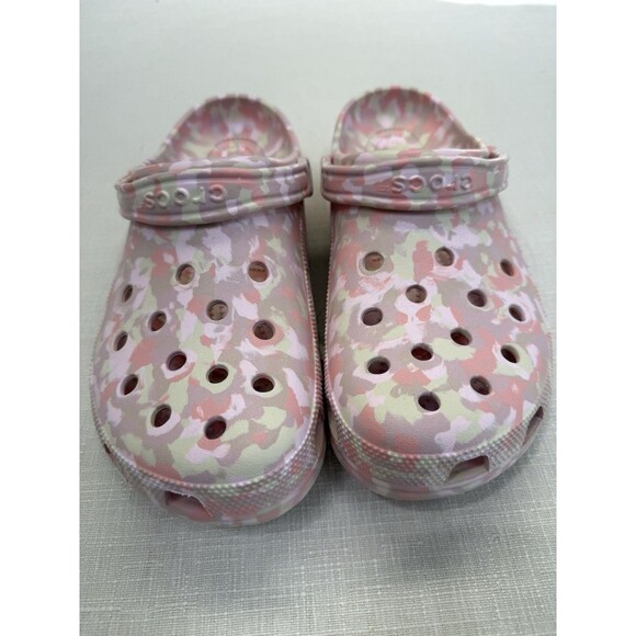 Crocs Classic Confetti Clog Men\'s Pink Camouflage Size 13 212462-7AJ main image 4
